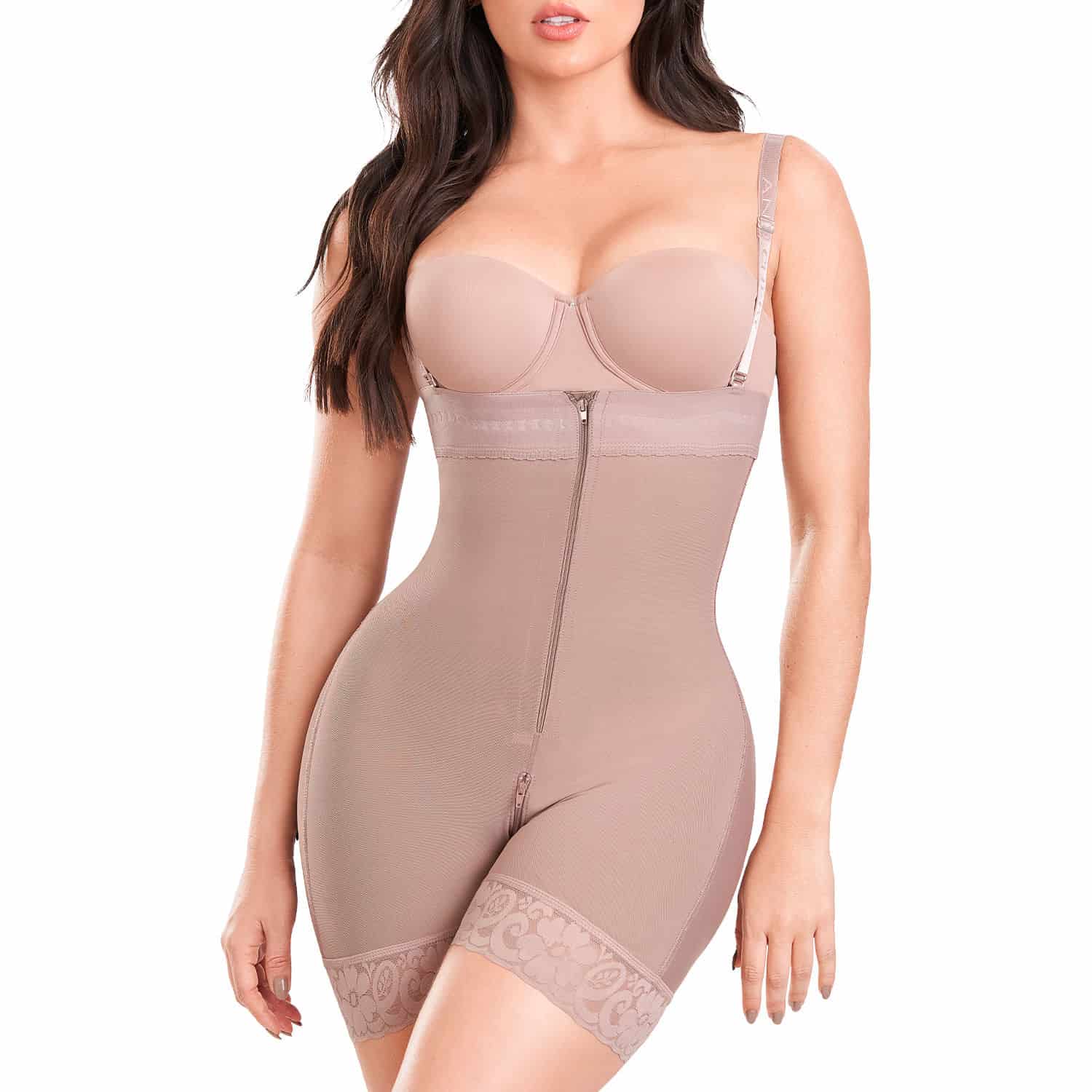 Faja Colombiana Strapless Cierre Tipo Short Power Secret Mujer - miniatura 2