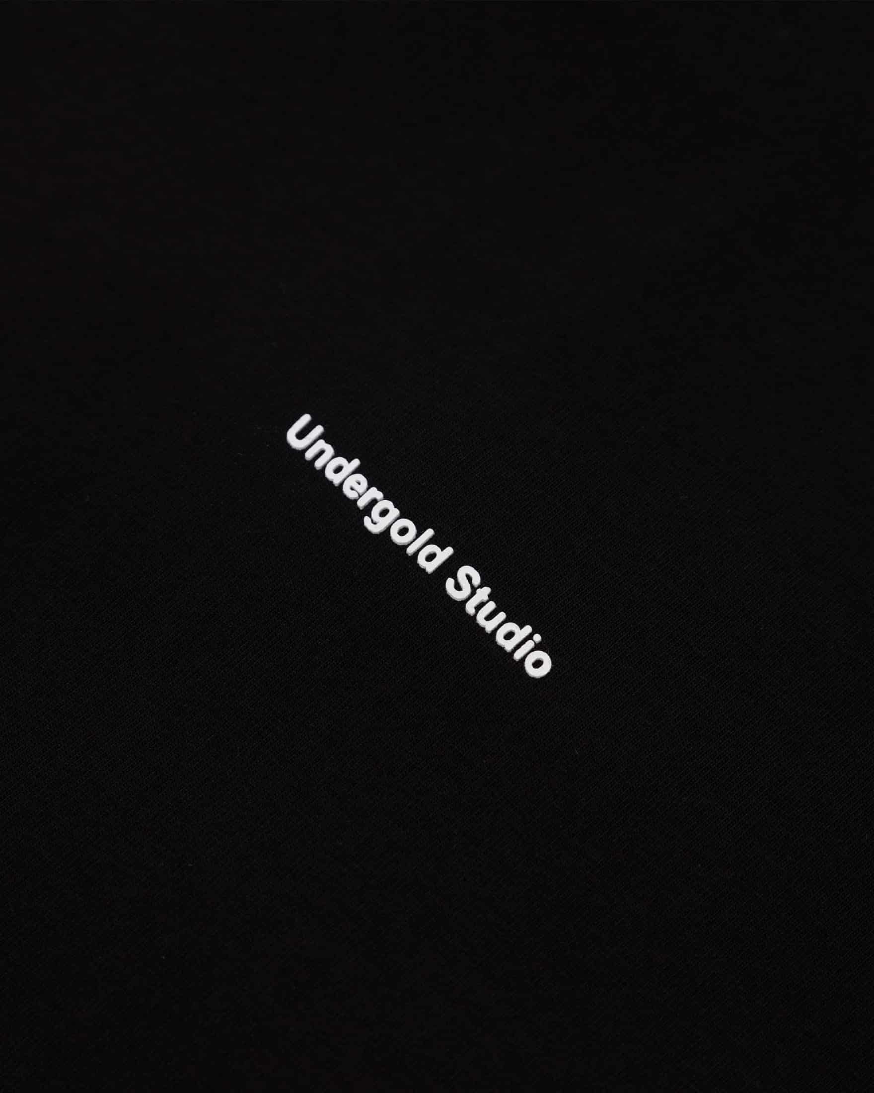 Basics Undergold Studio Ultra Slim Tshirt Black - miniatura 4