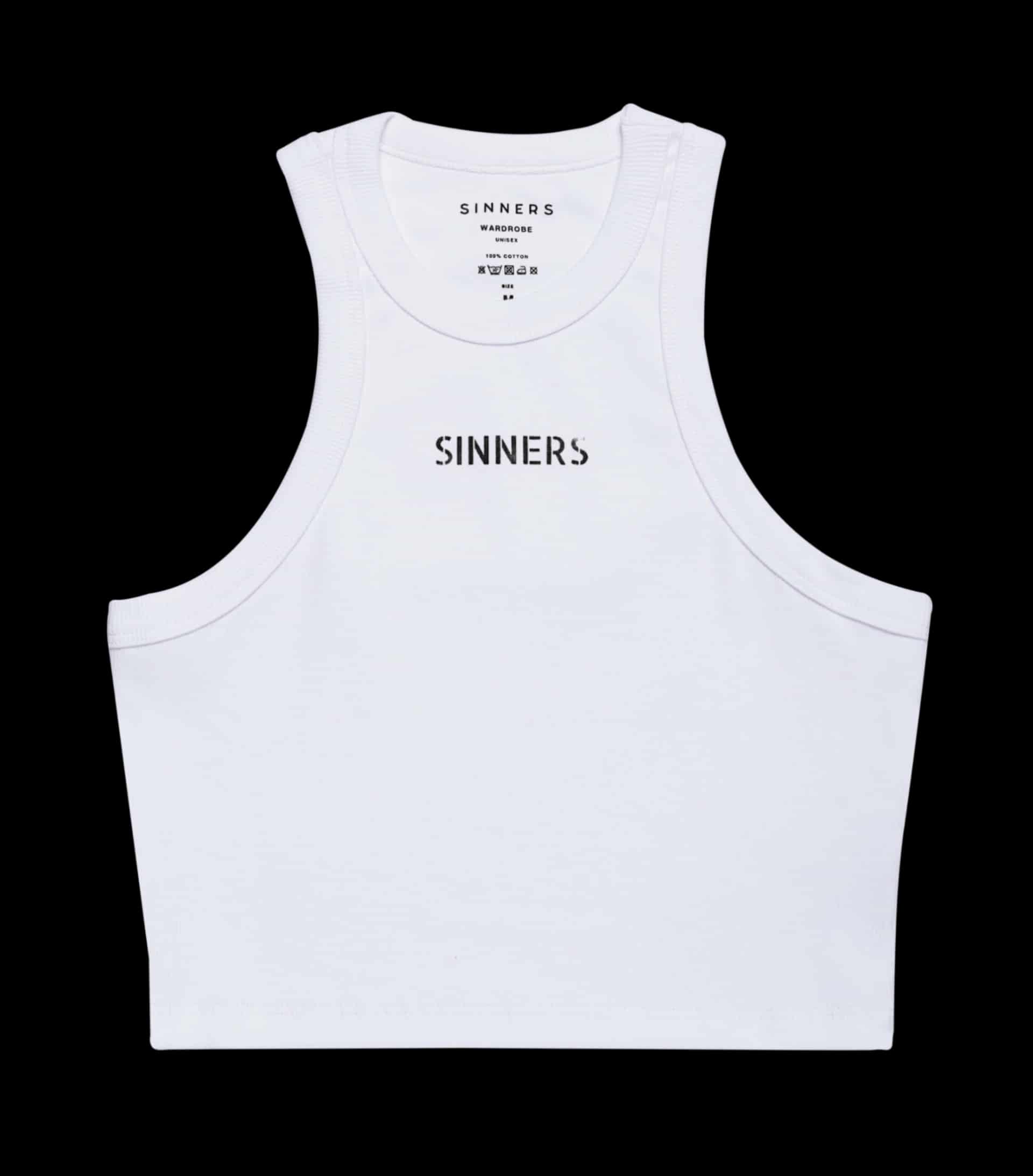 SINNERS WHITE WOMEN TANK TOP - miniatura 1