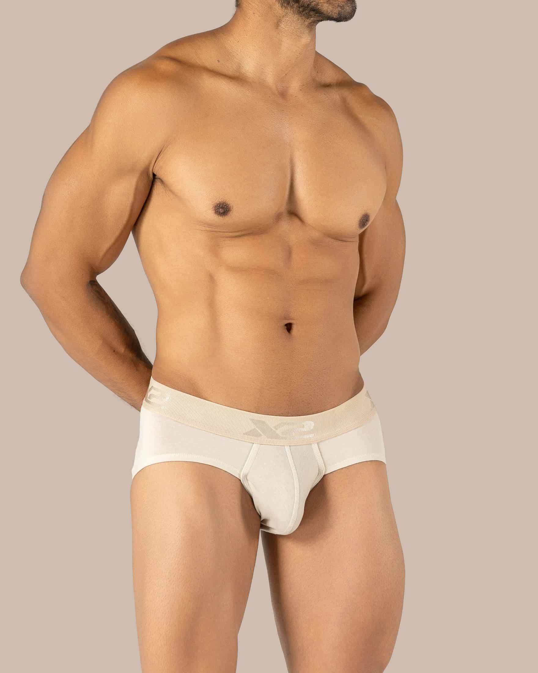 Brief Torino Algodón Beige X2 - miniatura 3