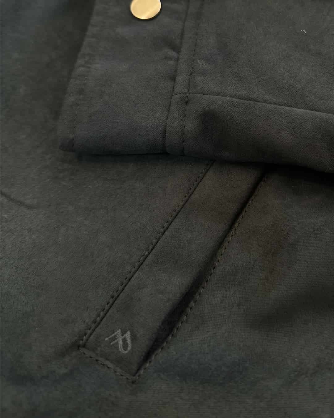 Chaqueta Cambridge Gamuza Negra Mujer - miniatura 8