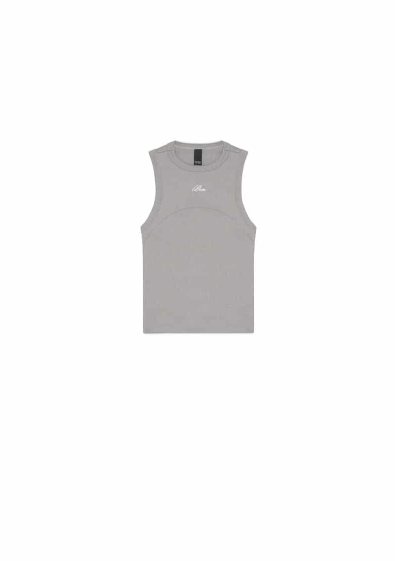 Dopamine grey rib tank top - miniatura 1