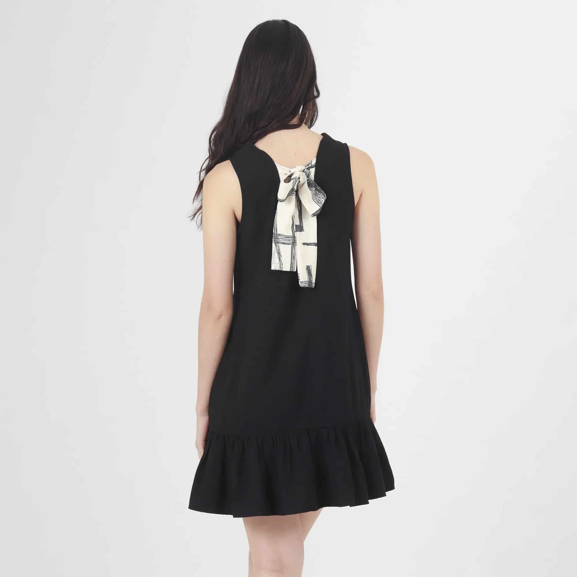 Vestido Cuello Redondo Manga Sisa - miniatura 5