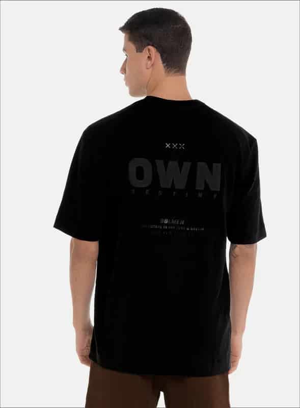 CAMISETA OVERSIZE 100% ALGODÓN CON ESTAMPADO EN FRENTE - PRECIO ESPECIAL - miniatura 7