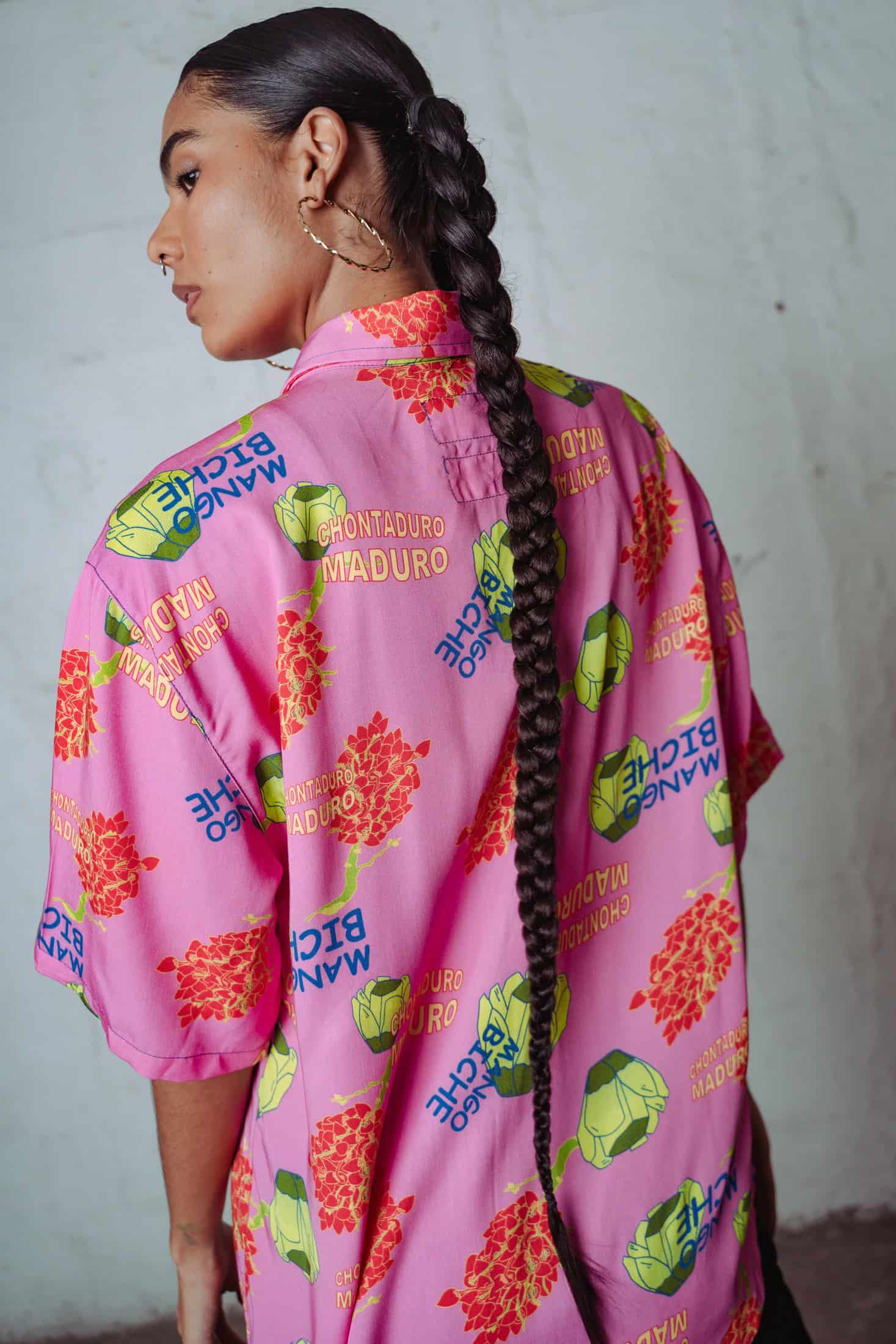 Camisa Desatín Mango Biche - miniatura 3