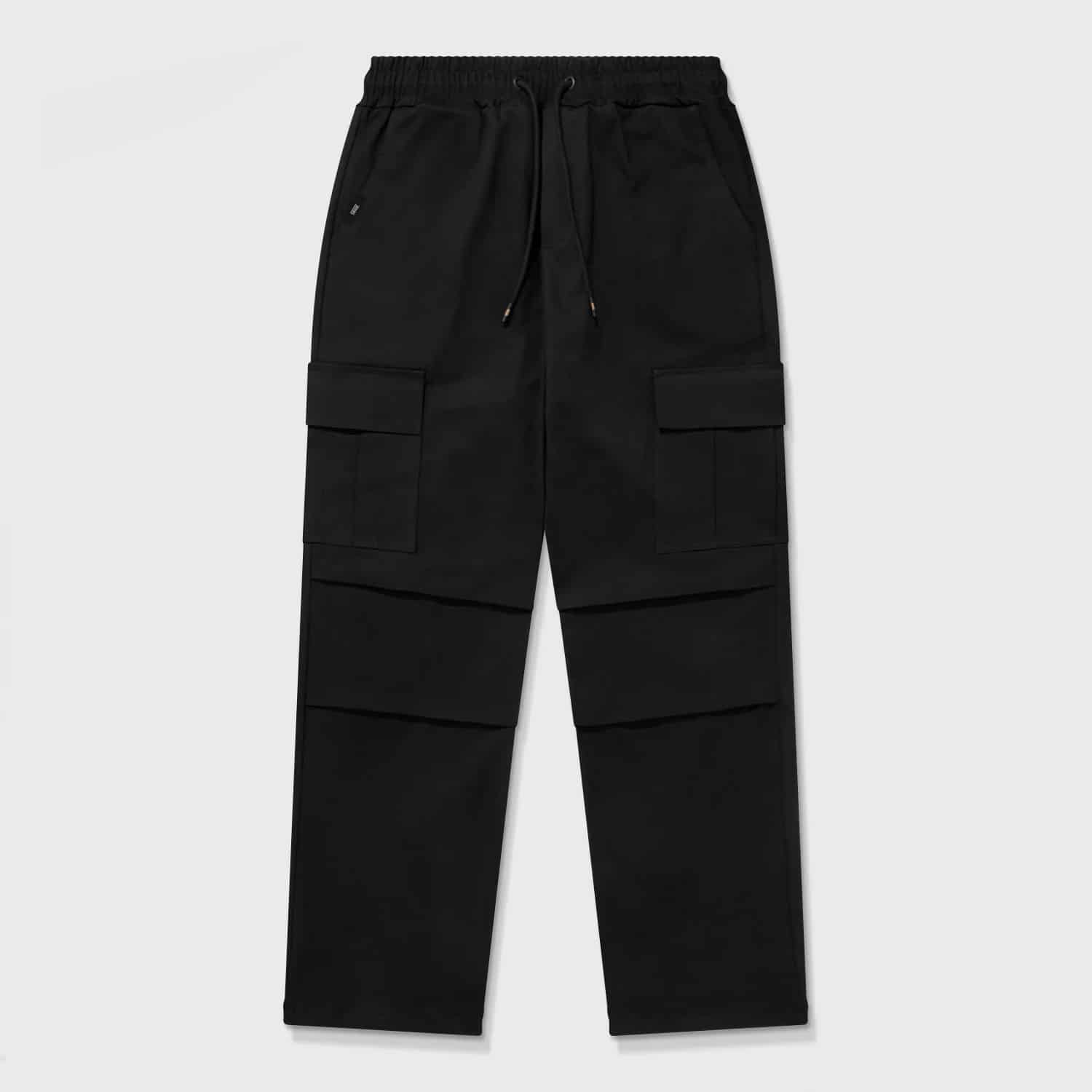Classic Drill Jogger - Black - miniatura 7