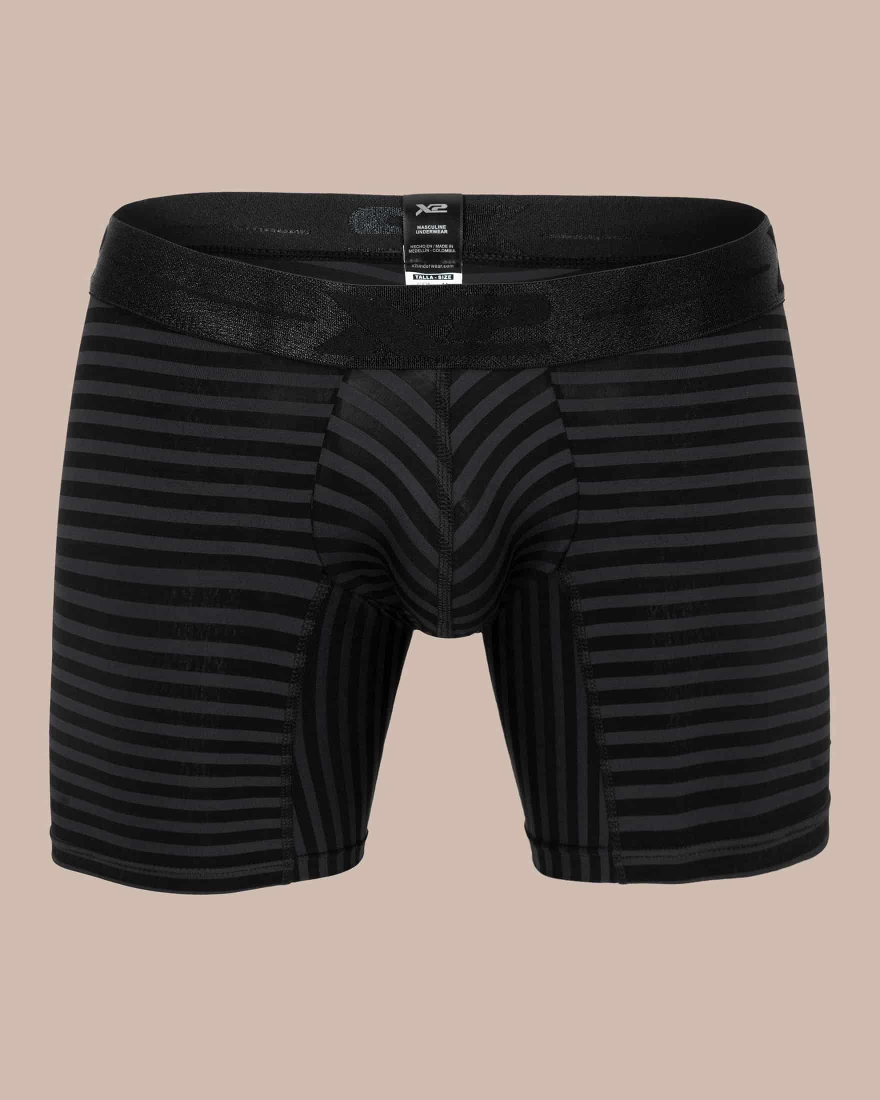 Bóxer Medio Fratello Nylon Negro X2 - miniatura 1
