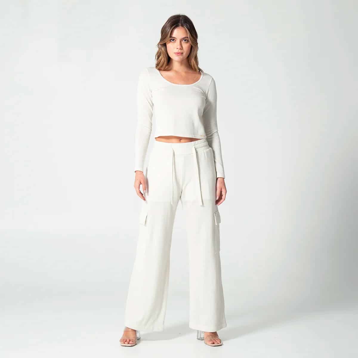 Blusa Slim Escote Cuadrado Smoke - miniatura 2