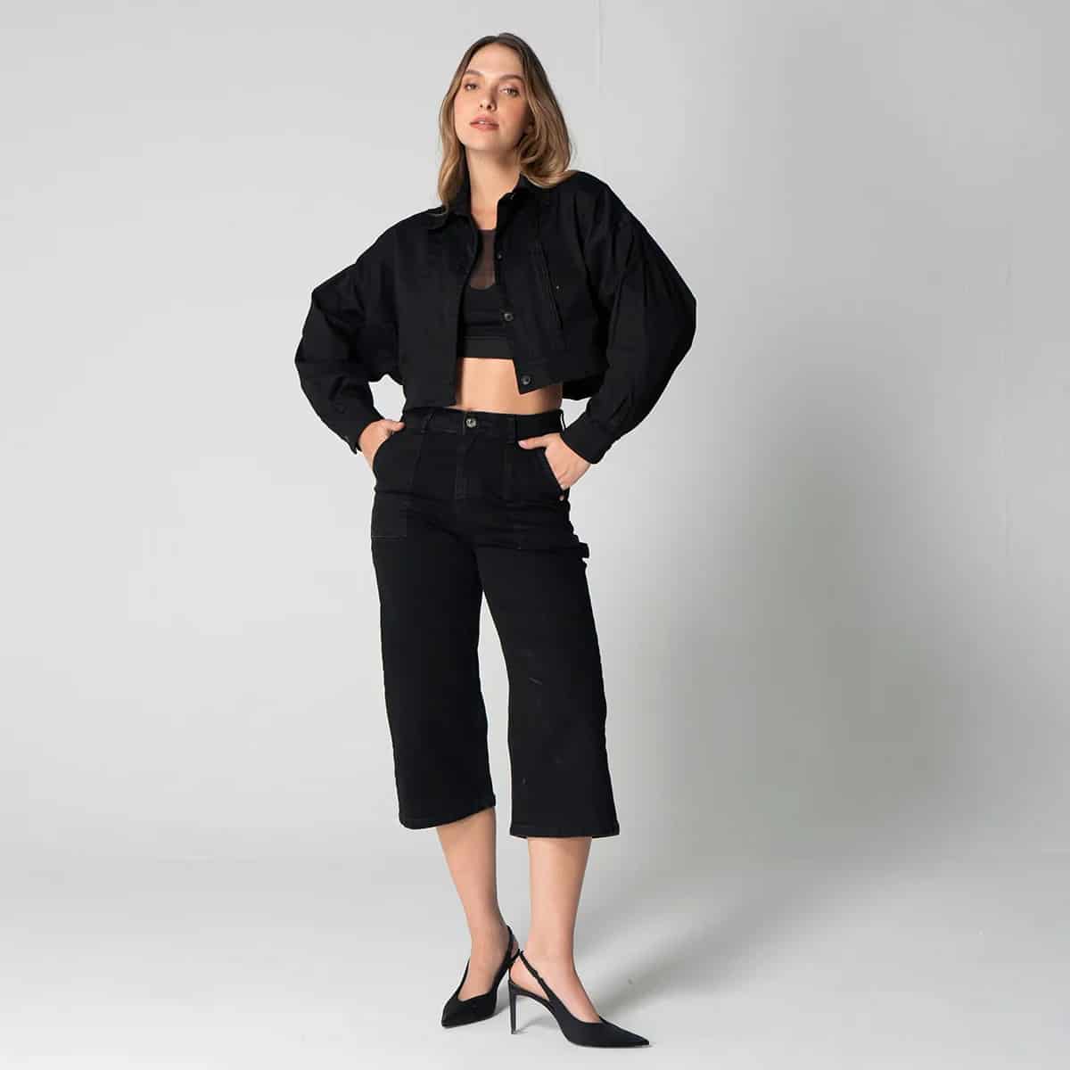 Chaqueta Corta Dril Oversize Magesty - miniatura 2