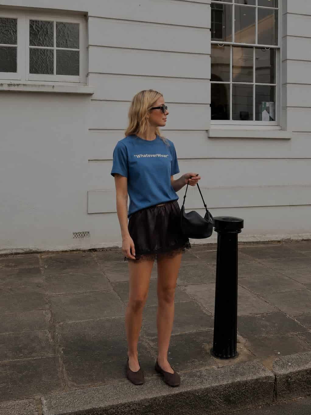 T-Shirt Beverly Hills Blue Flower Sky - miniatura 2