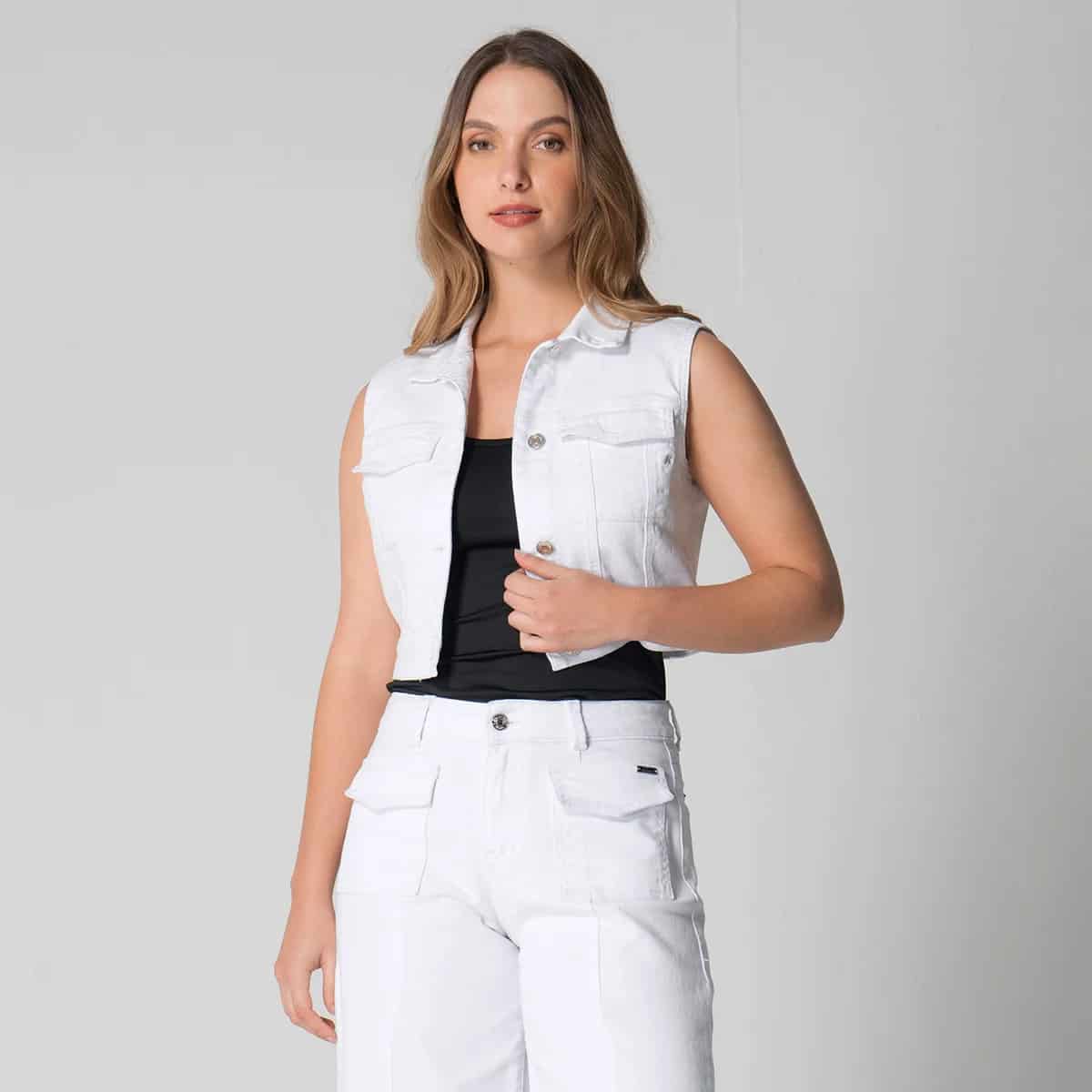 Chaleco Denim Slim Villana - miniatura 1