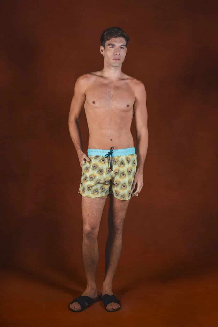 Men's Sacre polyester swim trunks - miniatura 3