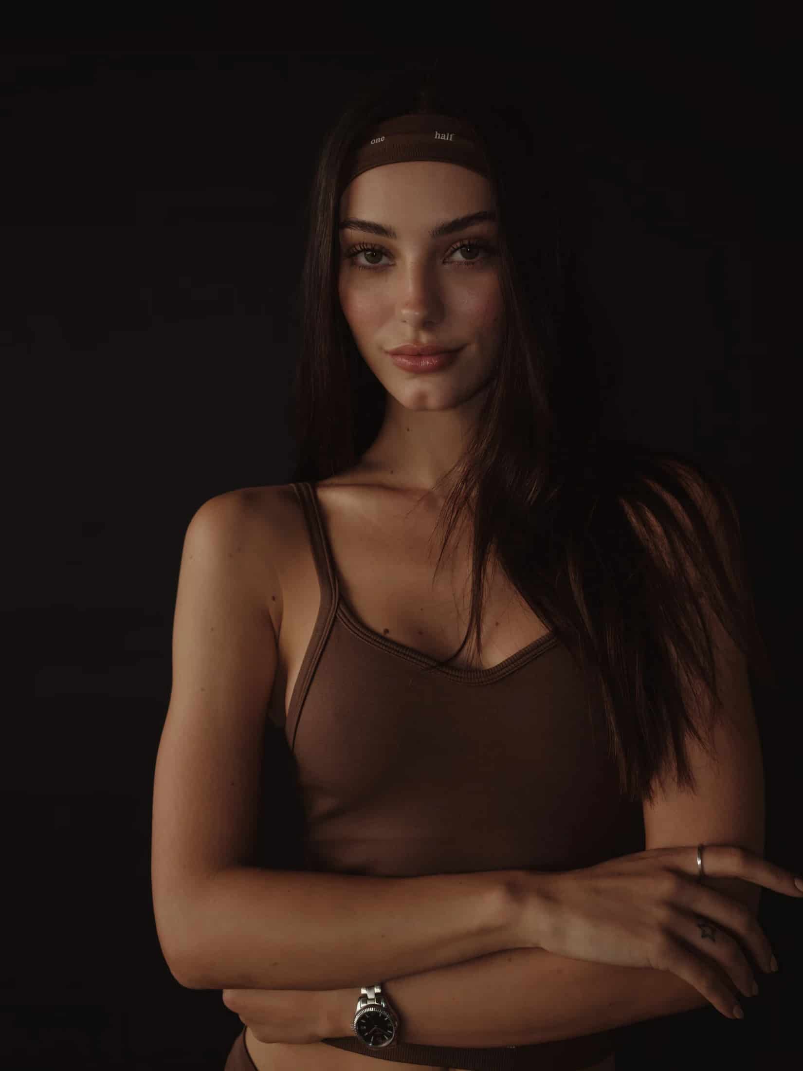 SEAMLESS HEADBAND - SEPIA - miniatura 7