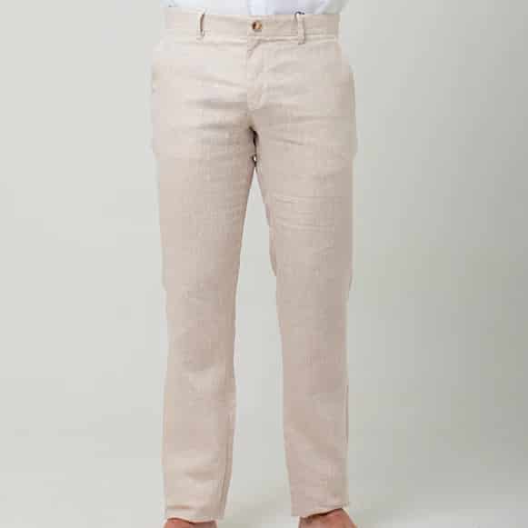 PANTALON 100% LINO - miniatura 1