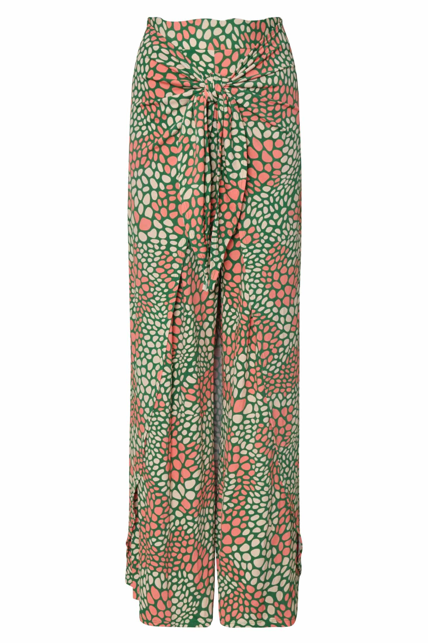 La Bamba Jersey Pants / Green Peach Animal Print - miniatura 1