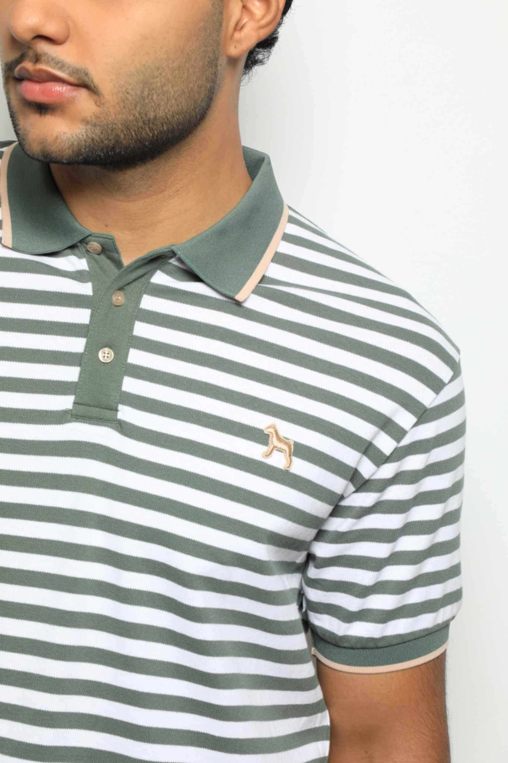 Polo Fashion Rayas Verde - miniatura 2
