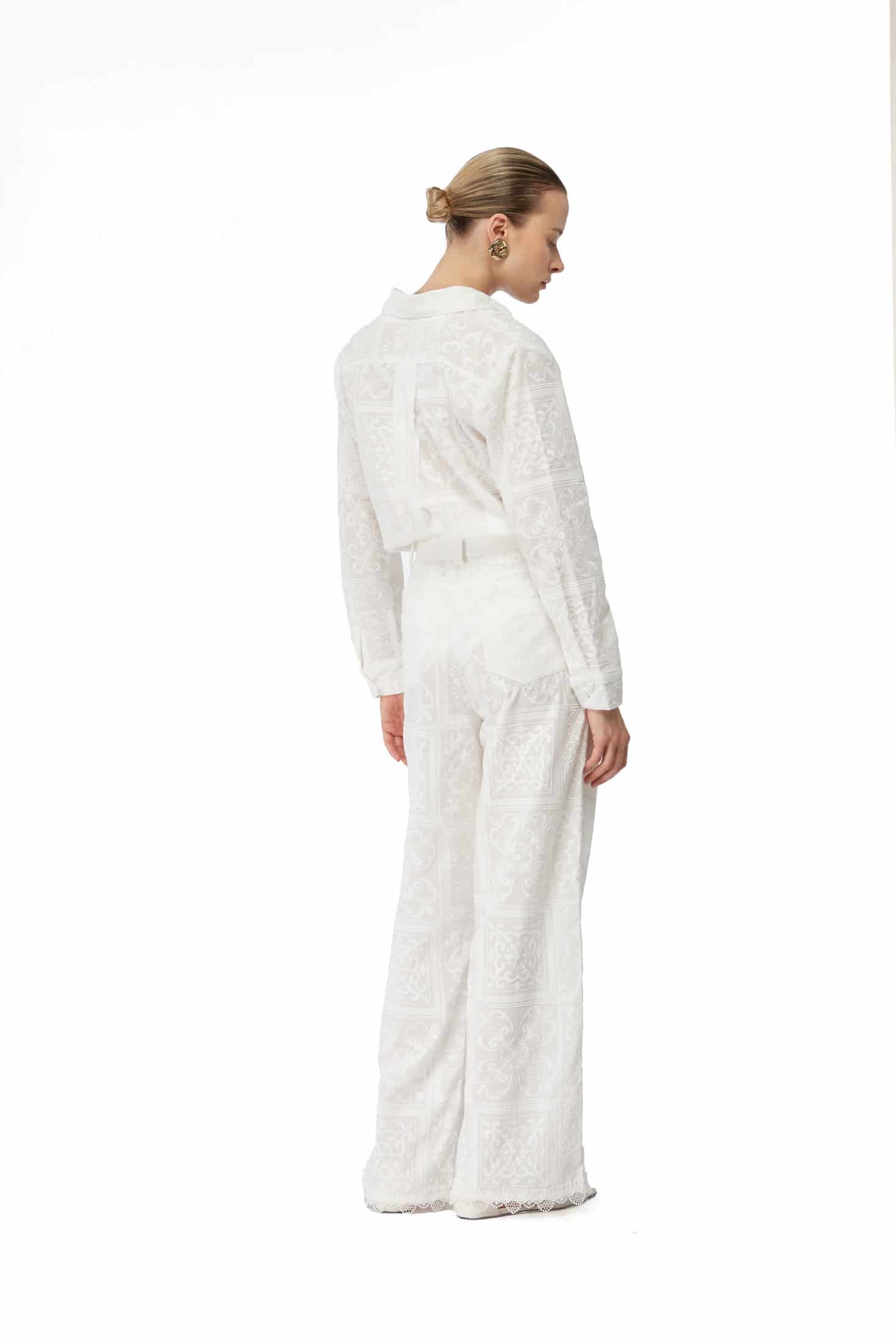 IVORA PANTS WHITE - miniatura 2