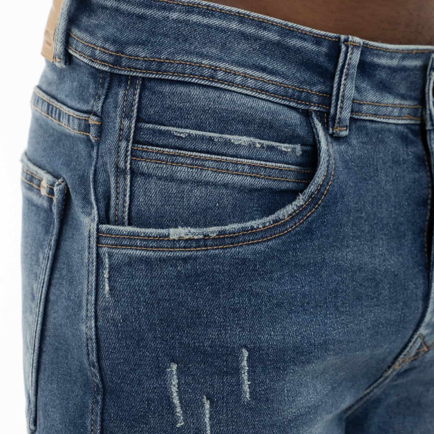 Skinny Fit Jeans Dark Blue - miniatura 6