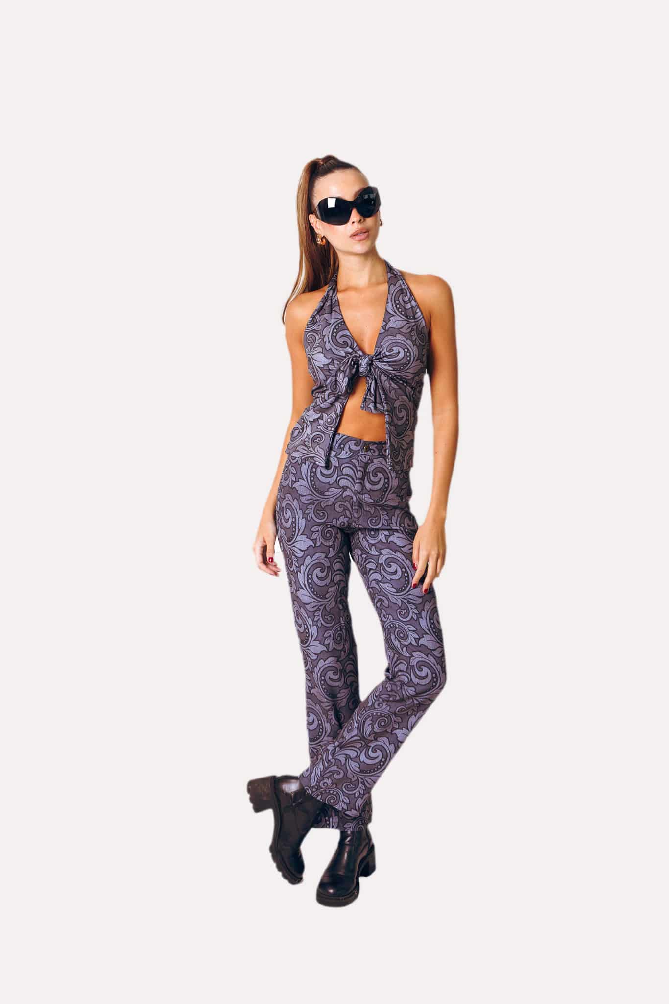 Howdy Pants in Silver Smoke - miniatura 1