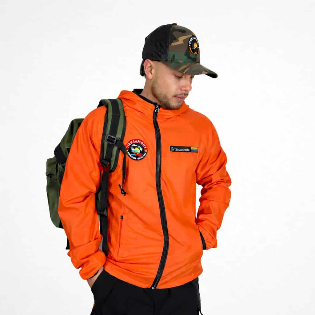Chaqueta Impermeable Pionono Naranja Hombre - miniatura 2