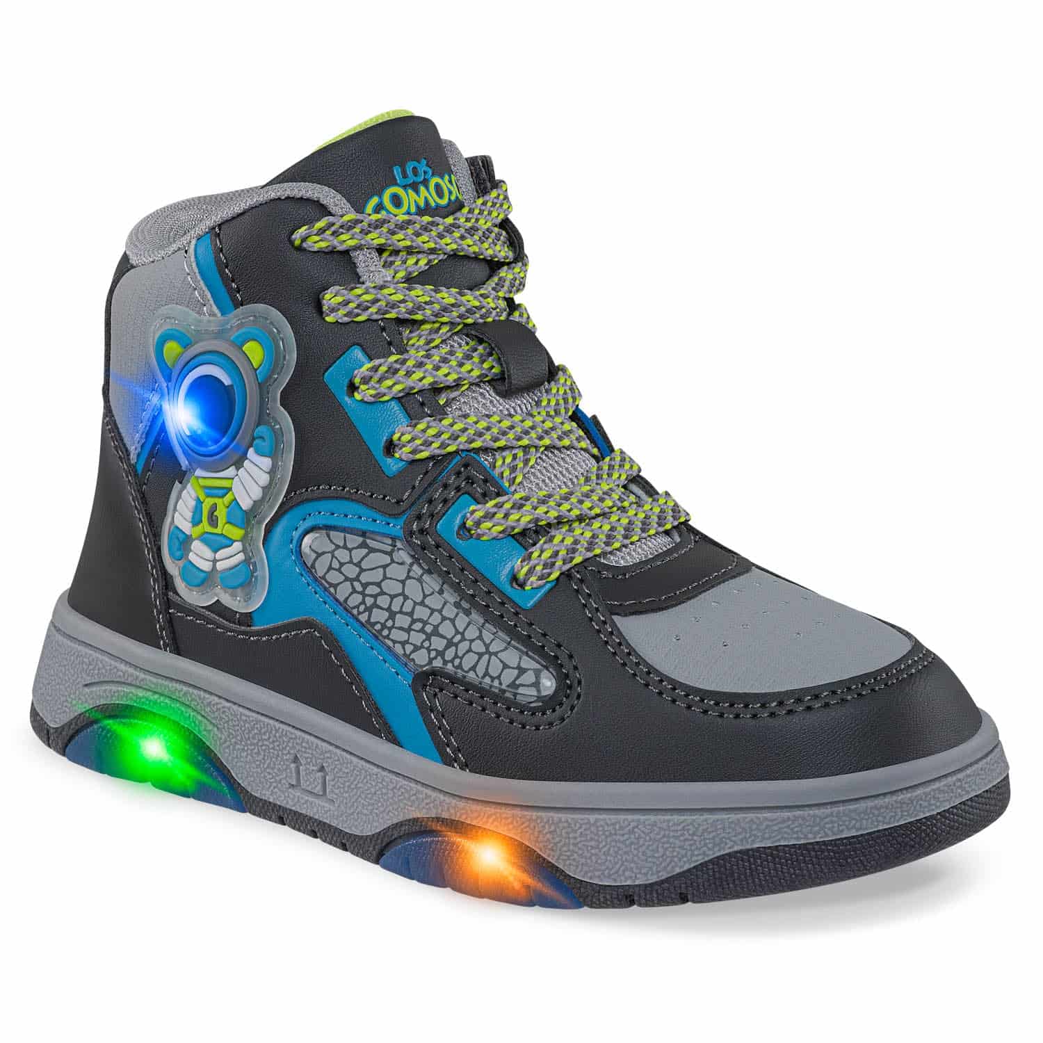 Tenis con Luces Torin Gris Osc Los Gomosos para Niño - miniatura 1