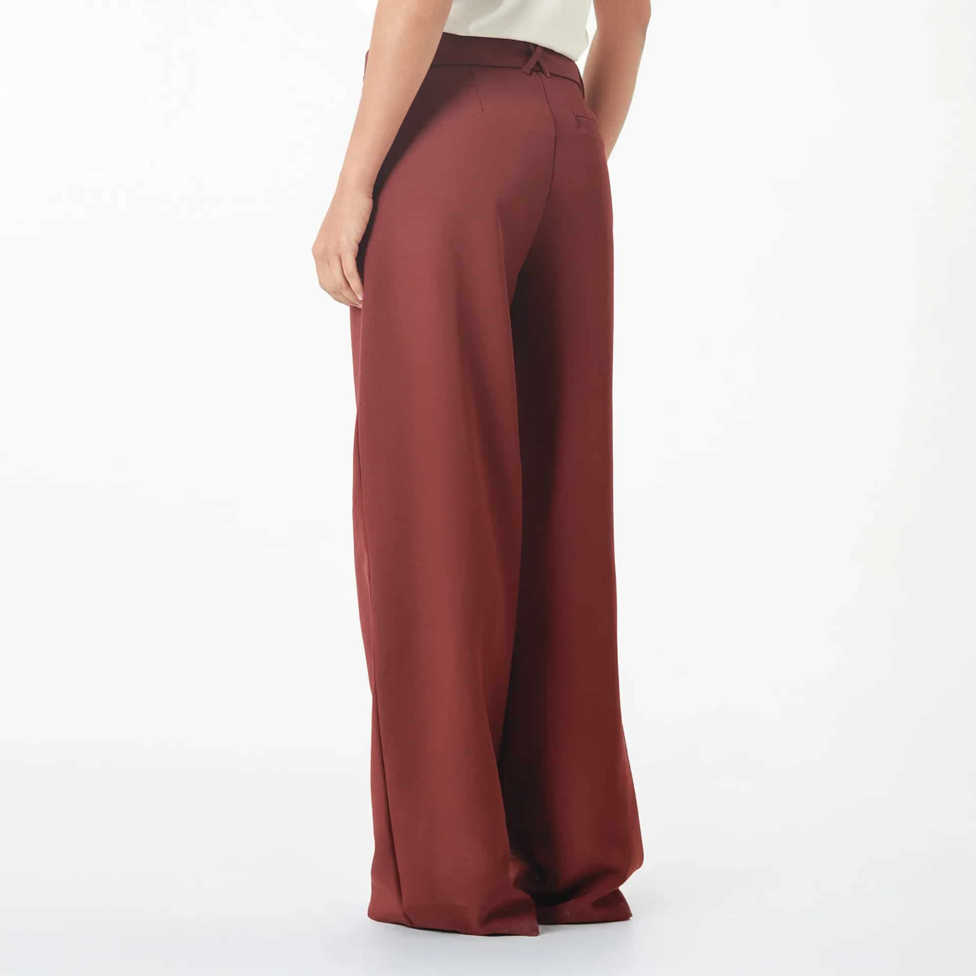 Pantalon Tiro Alto Bota Palazzo - miniatura 6