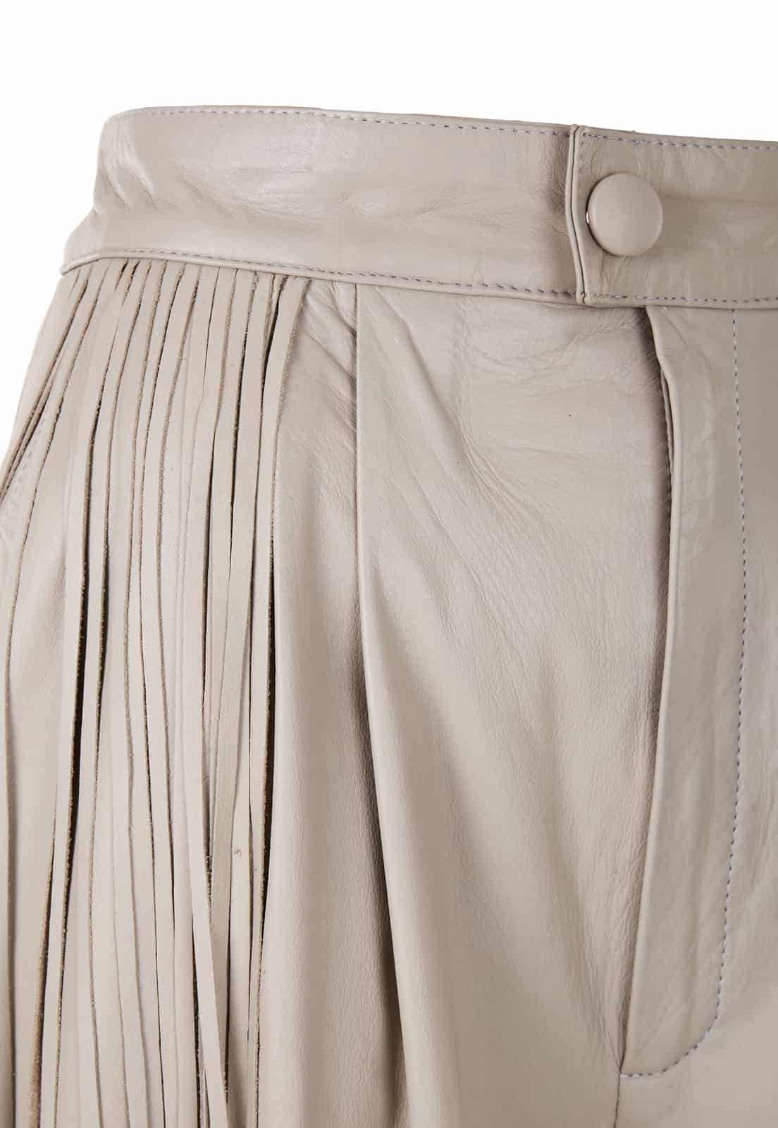 BAGGY LEATHER FRINGE TROUSERS - miniatura 6