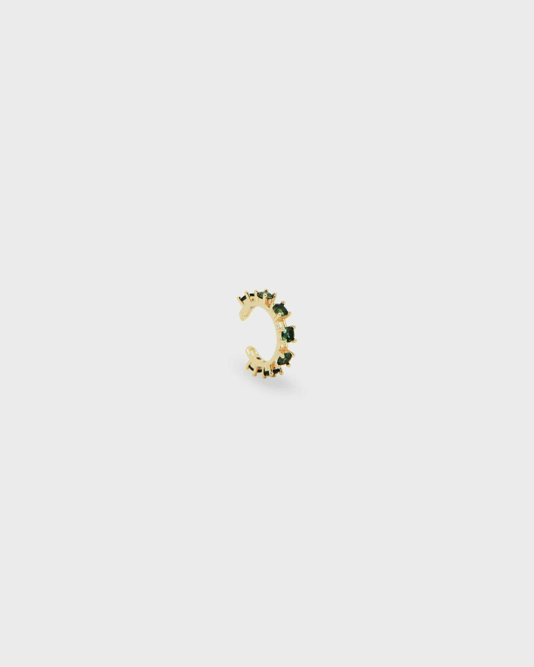 Earcuff Cristales Oro - miniatura 2