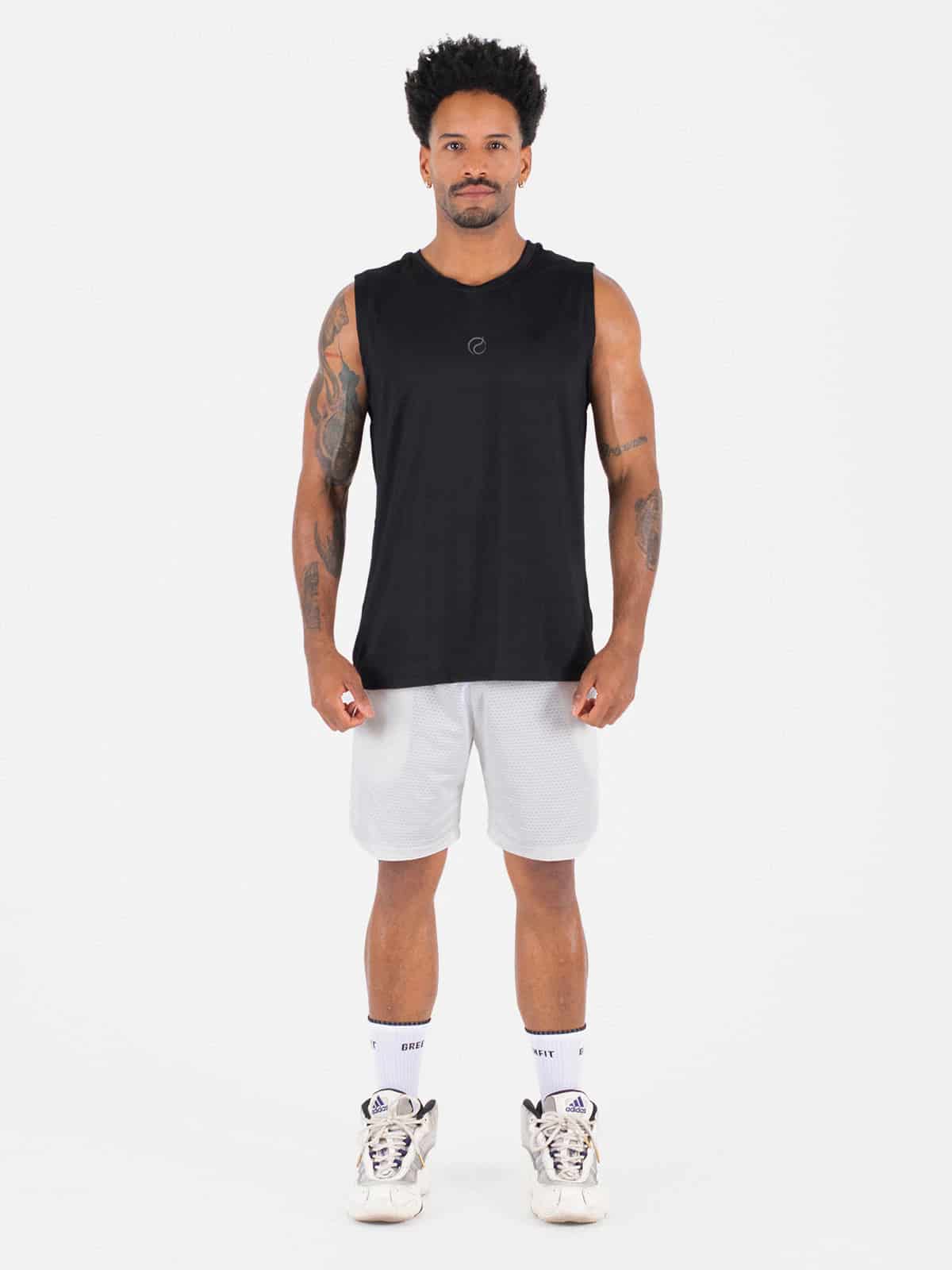 Camisilla hombre juno ibiza negra - miniatura 2