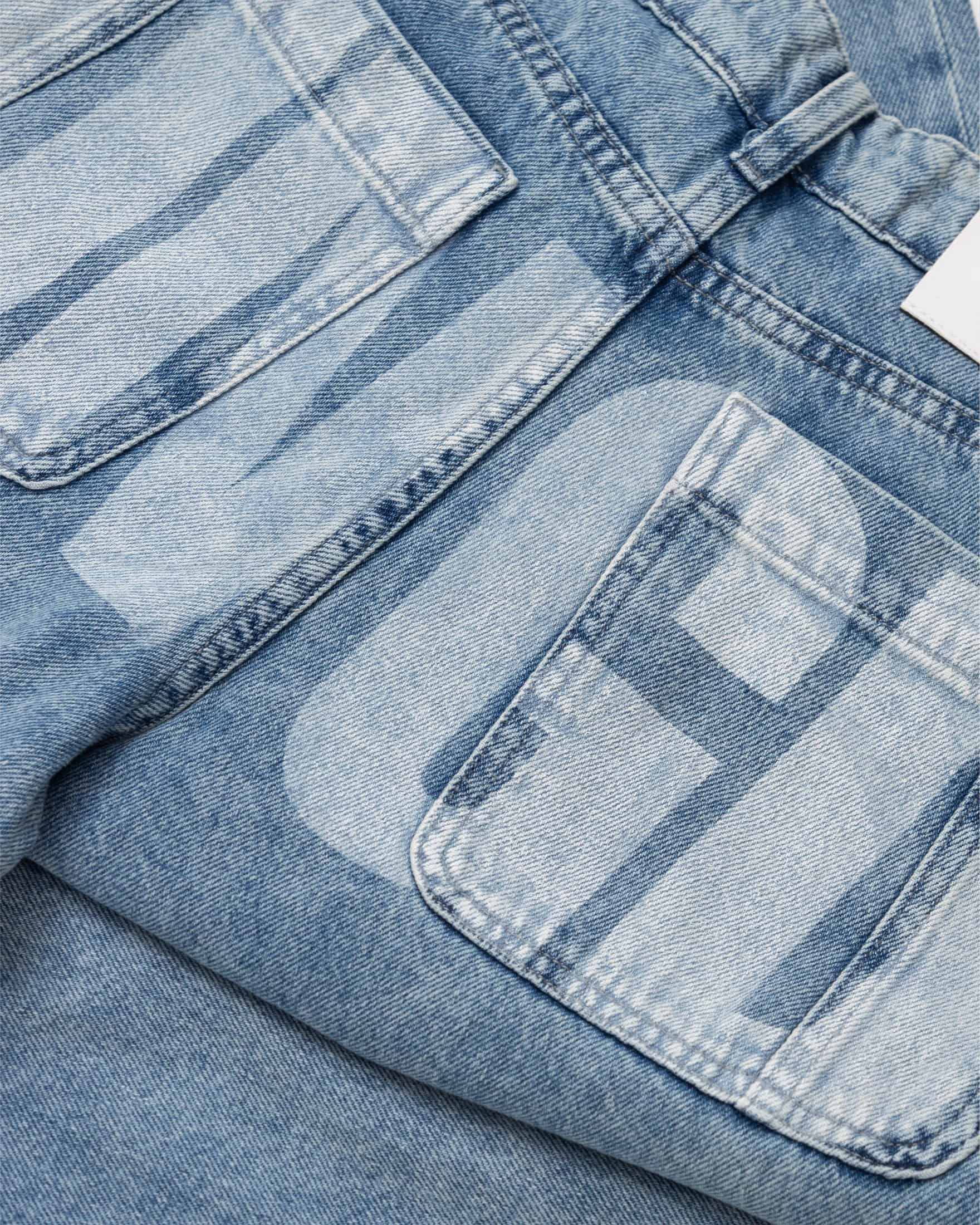 W Basics UNGD Wide Jean Washed Blue - miniatura 4