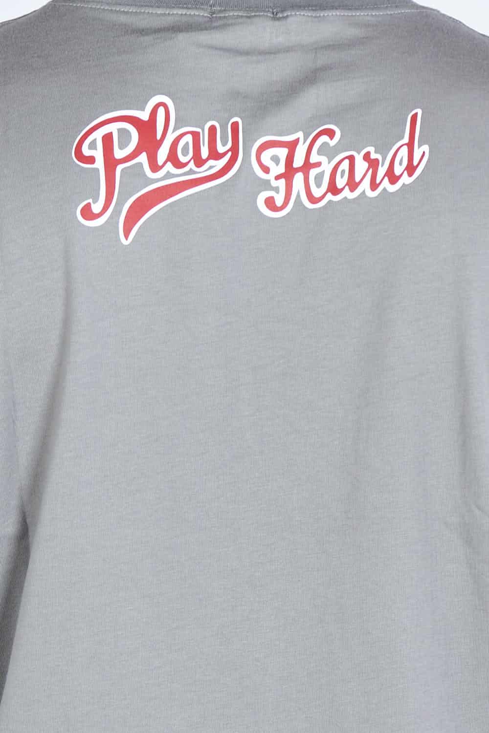 Camiseta oversize PLAY HARD GRIS | DROP 03 | - miniatura 5