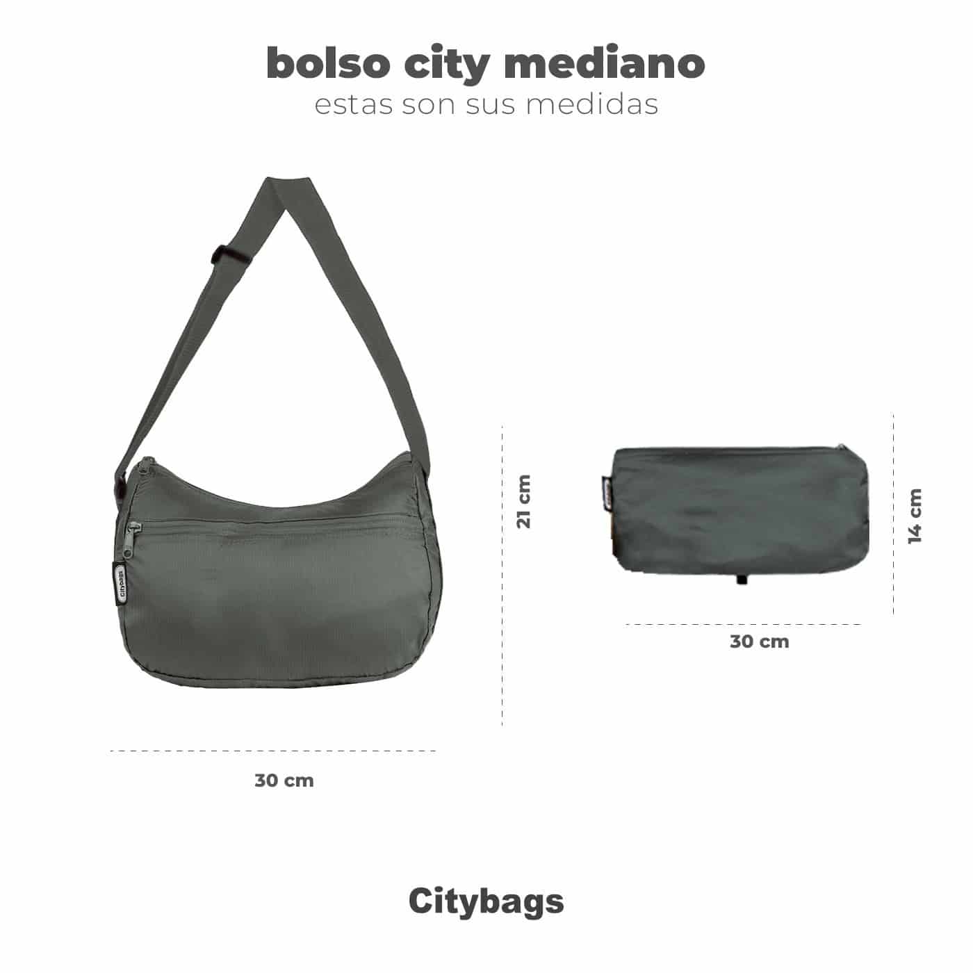 Bolso City Manos Libres ULTRA Plegable Estampado Nala Multicolor - miniatura 5