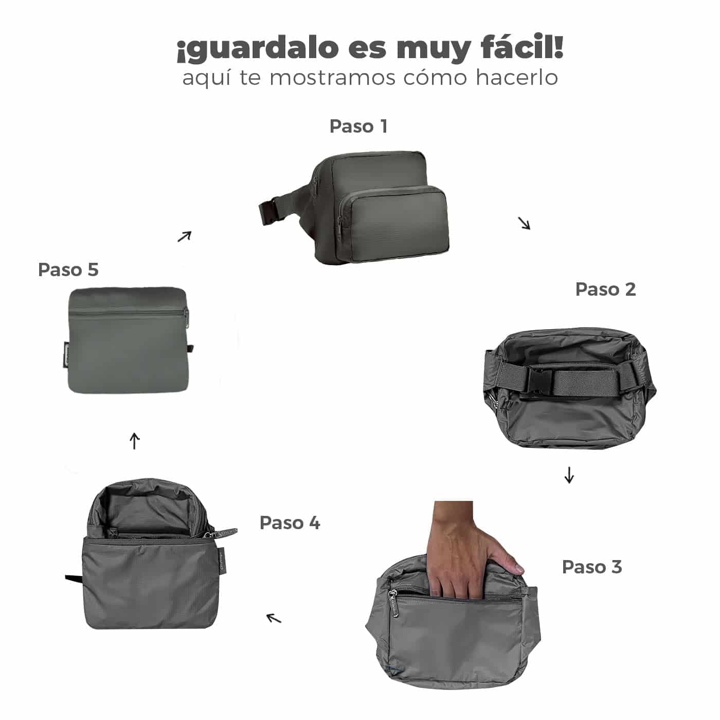 Canguro XL ULTRA Plegable Citybags Estampado Paraiso Multicolor - miniatura 6