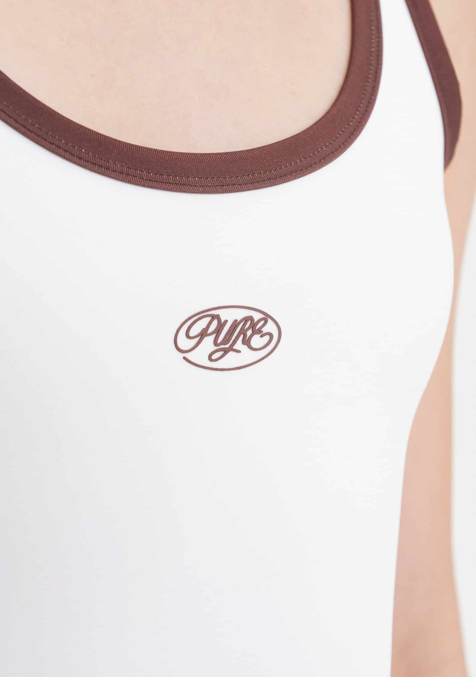 Across The Lines Ivory Tank Top - miniatura 5