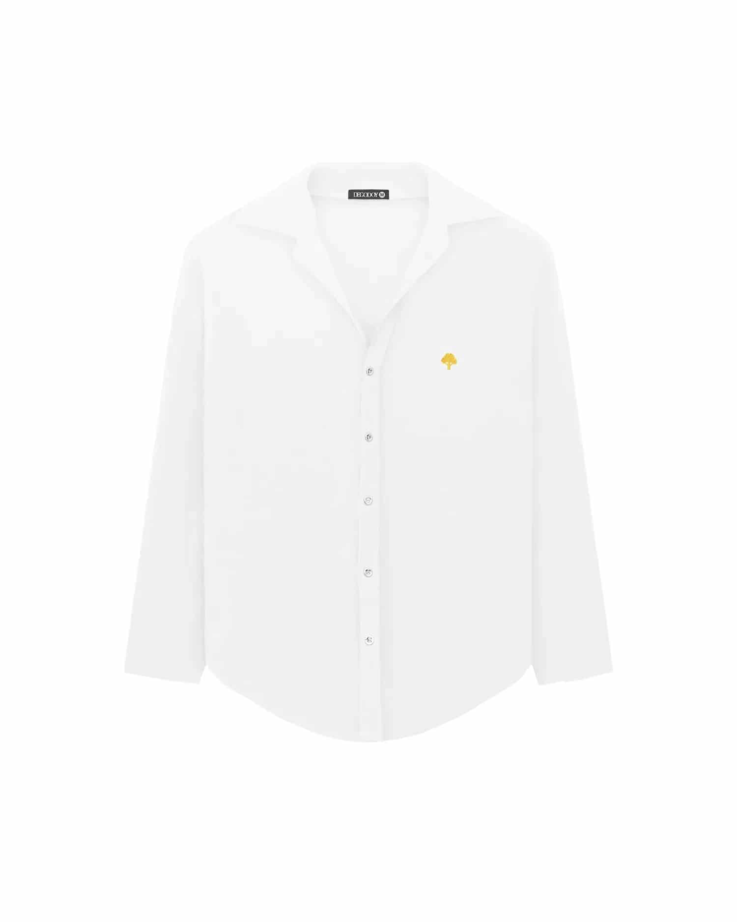 Camisa Clasica Pana Blanca - miniatura 1