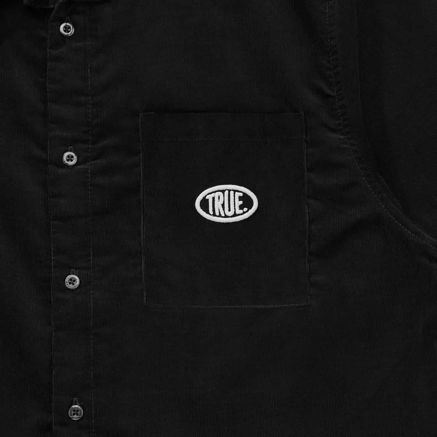 Midnight Corduroy Shirt - Black - miniatura 4