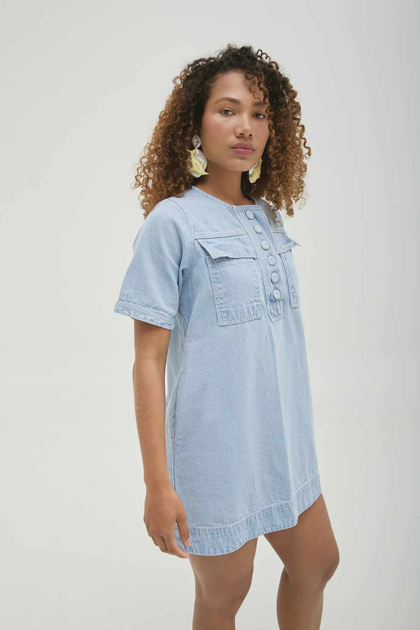 Vestido Brisa Denim - miniatura 5