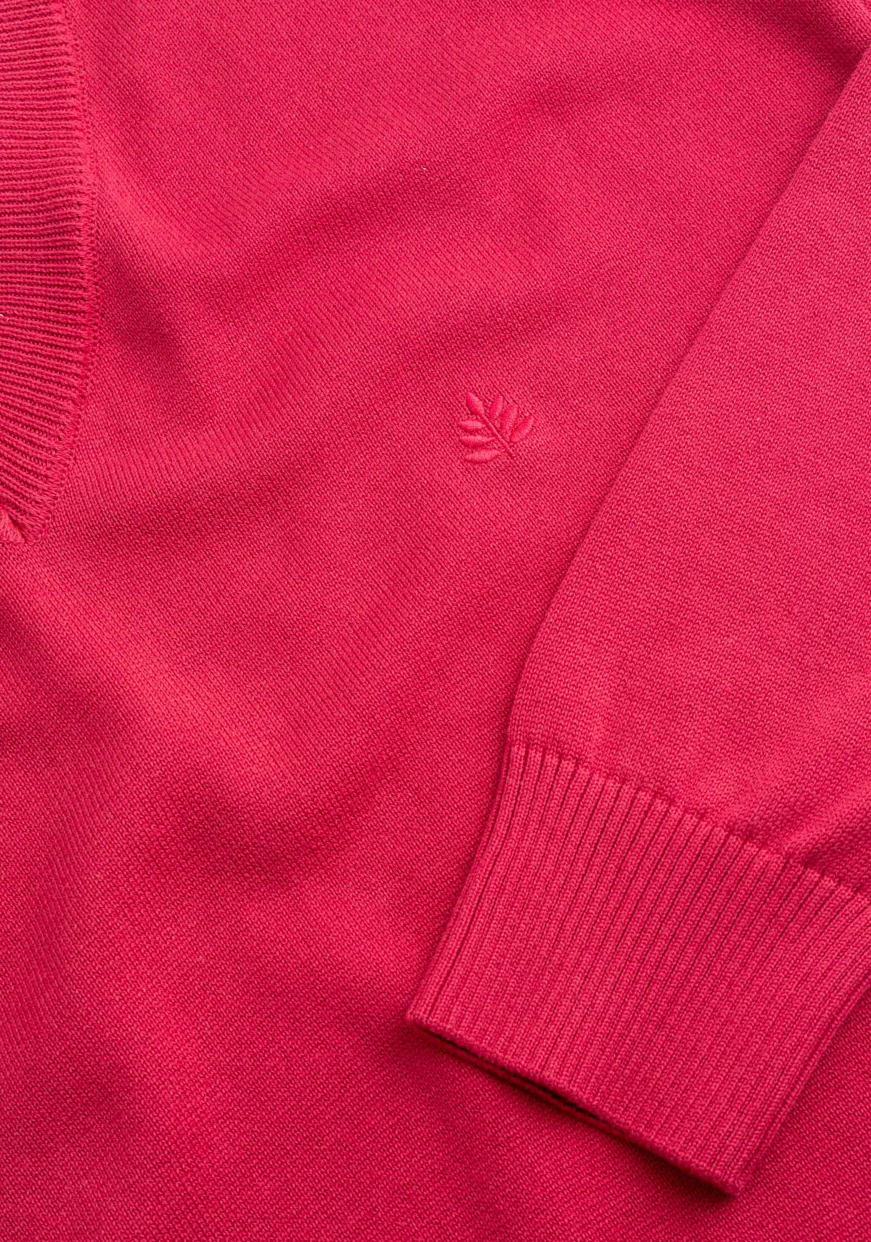 Saco H Newark Cuello V Rojo Cereza - miniatura 2
