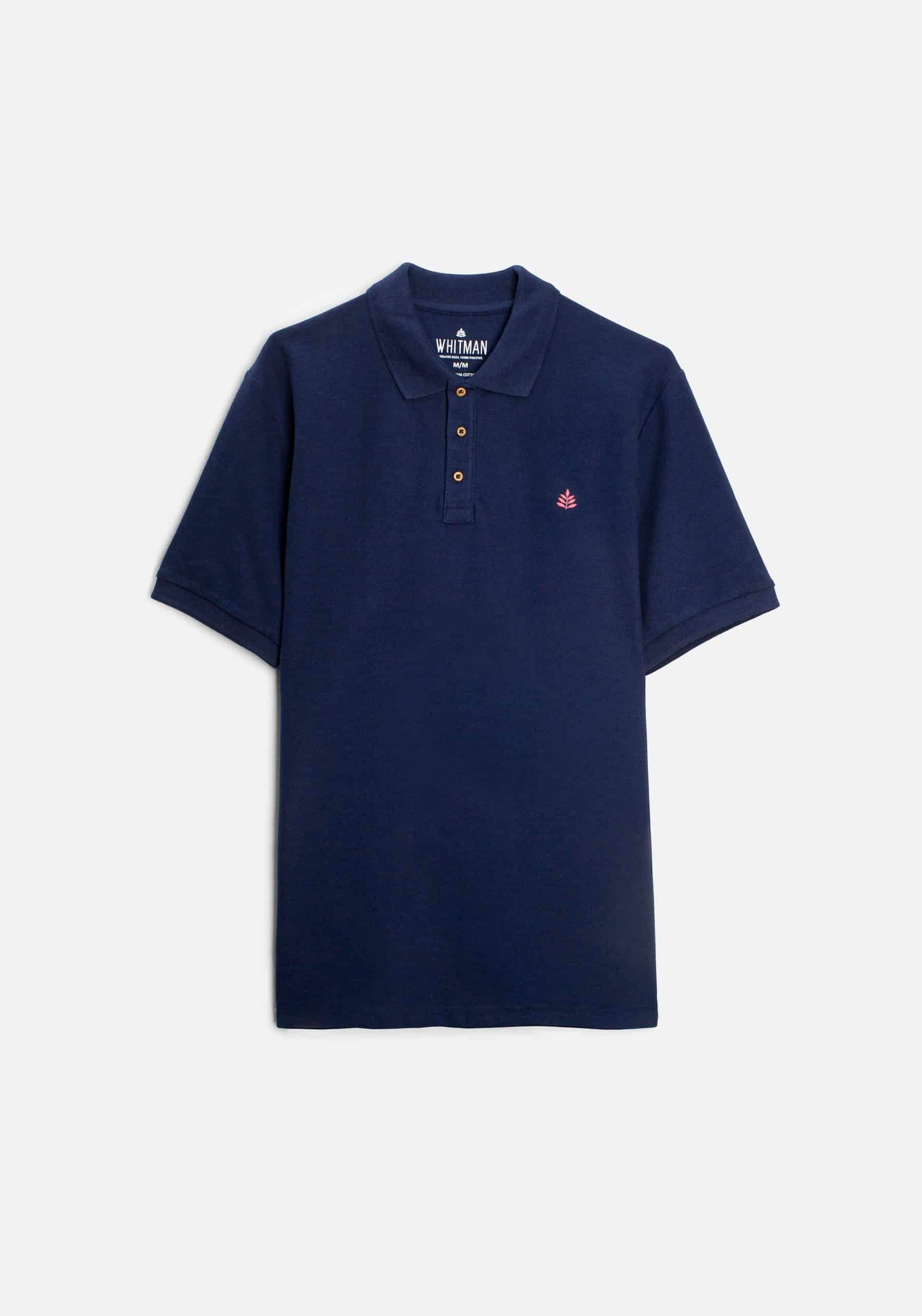 Camiseta Polo H Unicolor L-Ros Azul Osc - miniatura 1