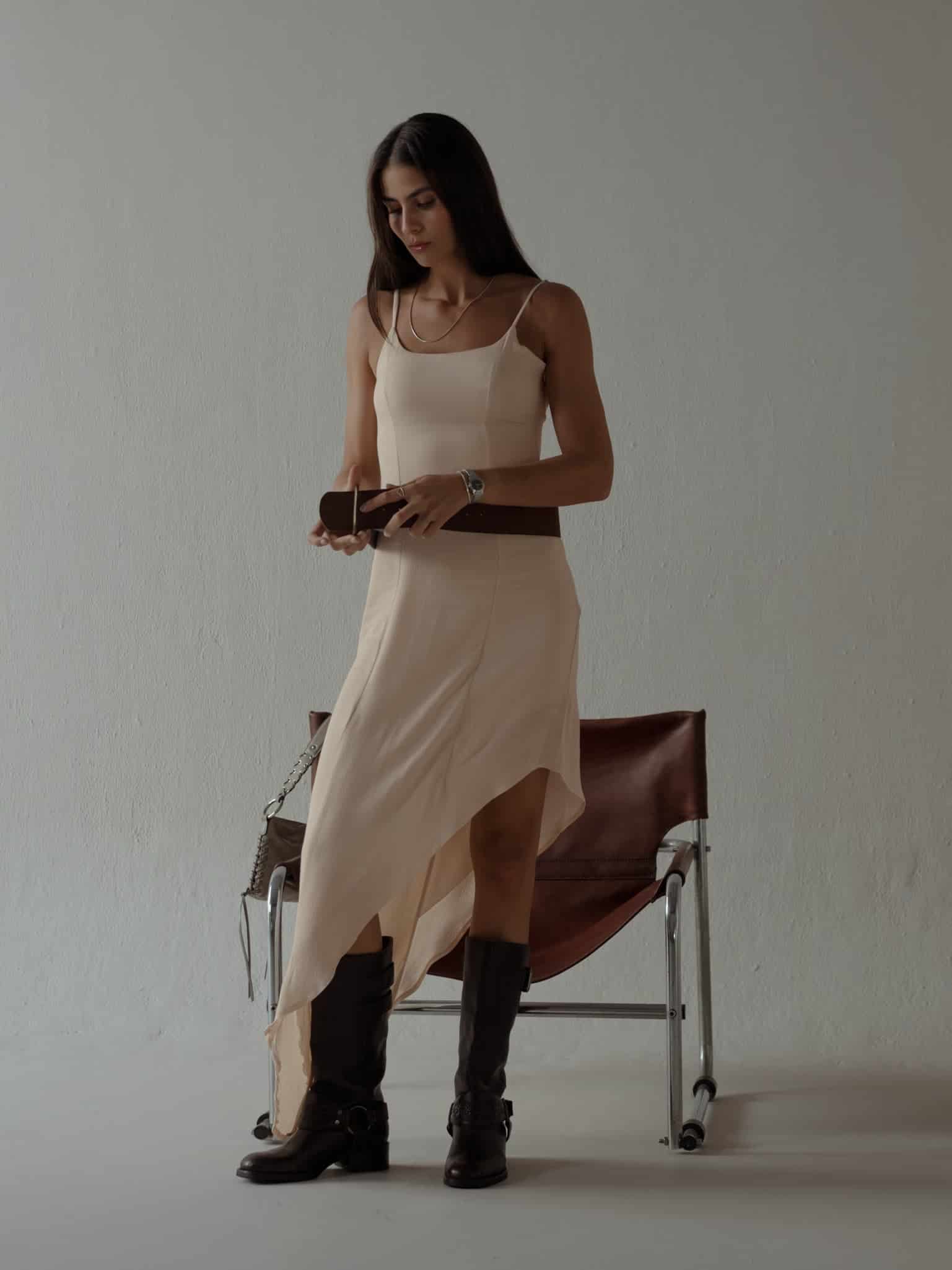 THE MINIMAL DRESS - NATURAL - miniatura 10
