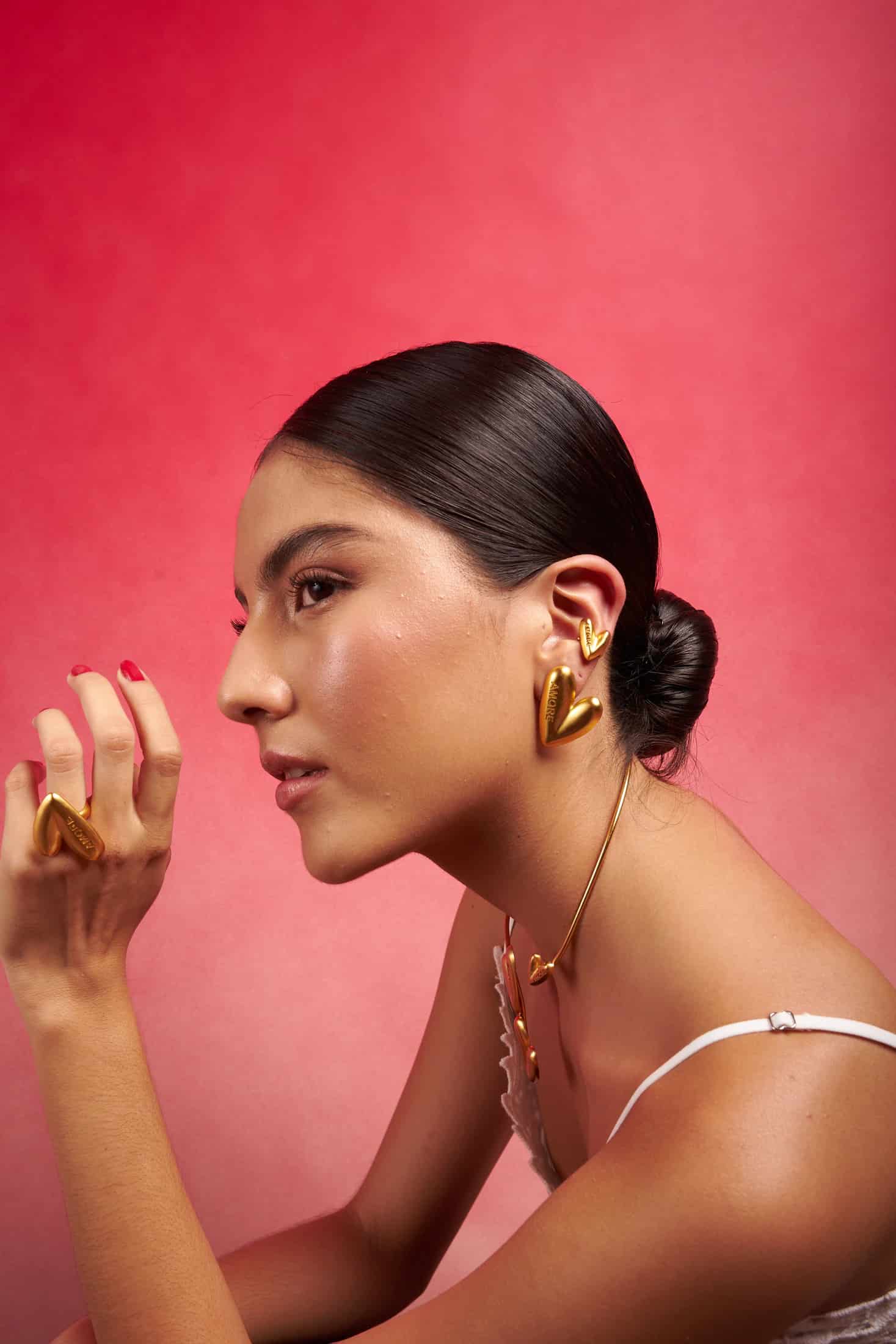 Aretes Amore sencillo - miniatura 2