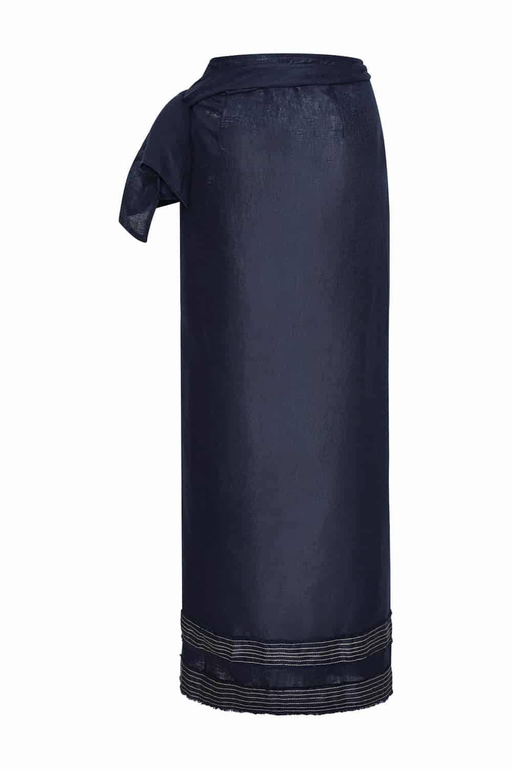 Falda salina azul navy - miniatura 3
