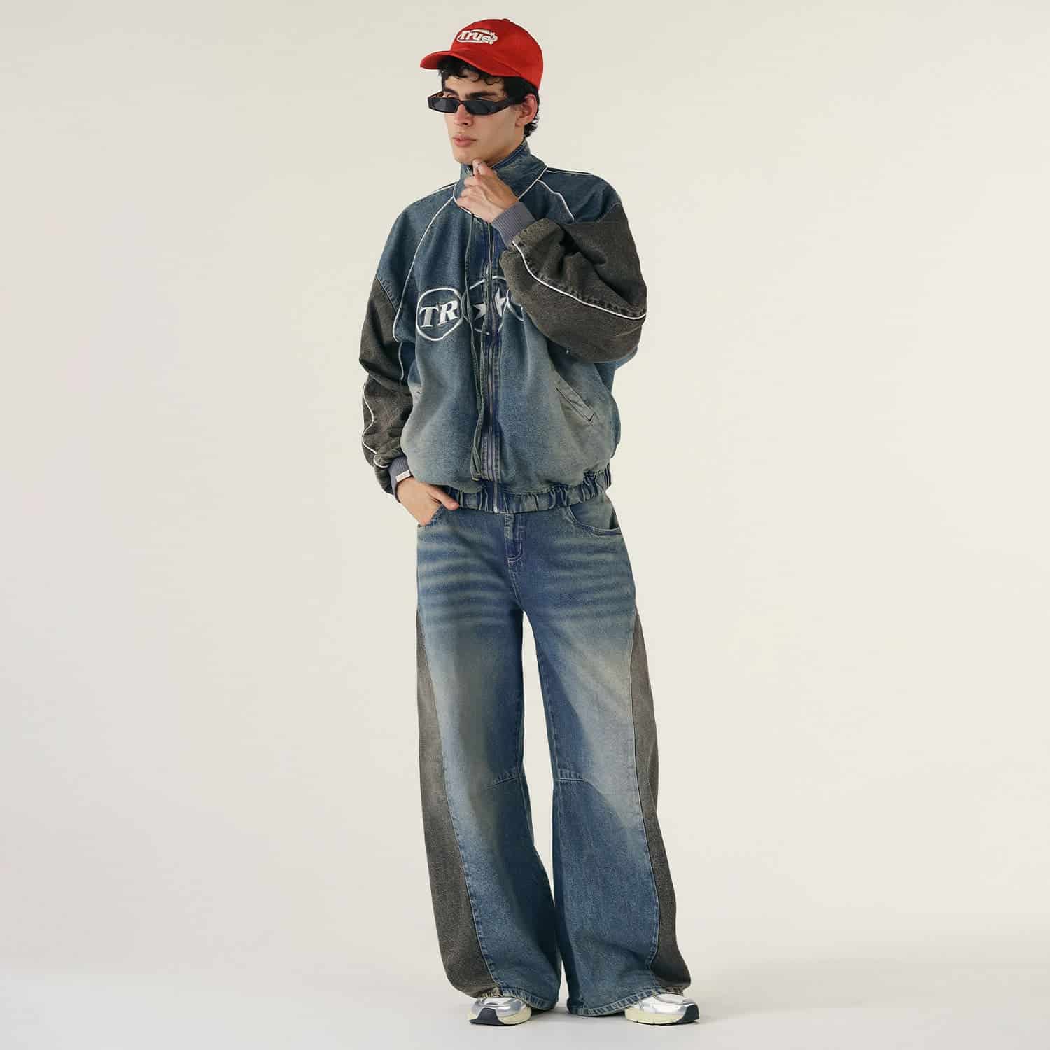 The True Spirit Denim Pants - Light Blue - miniatura 3
