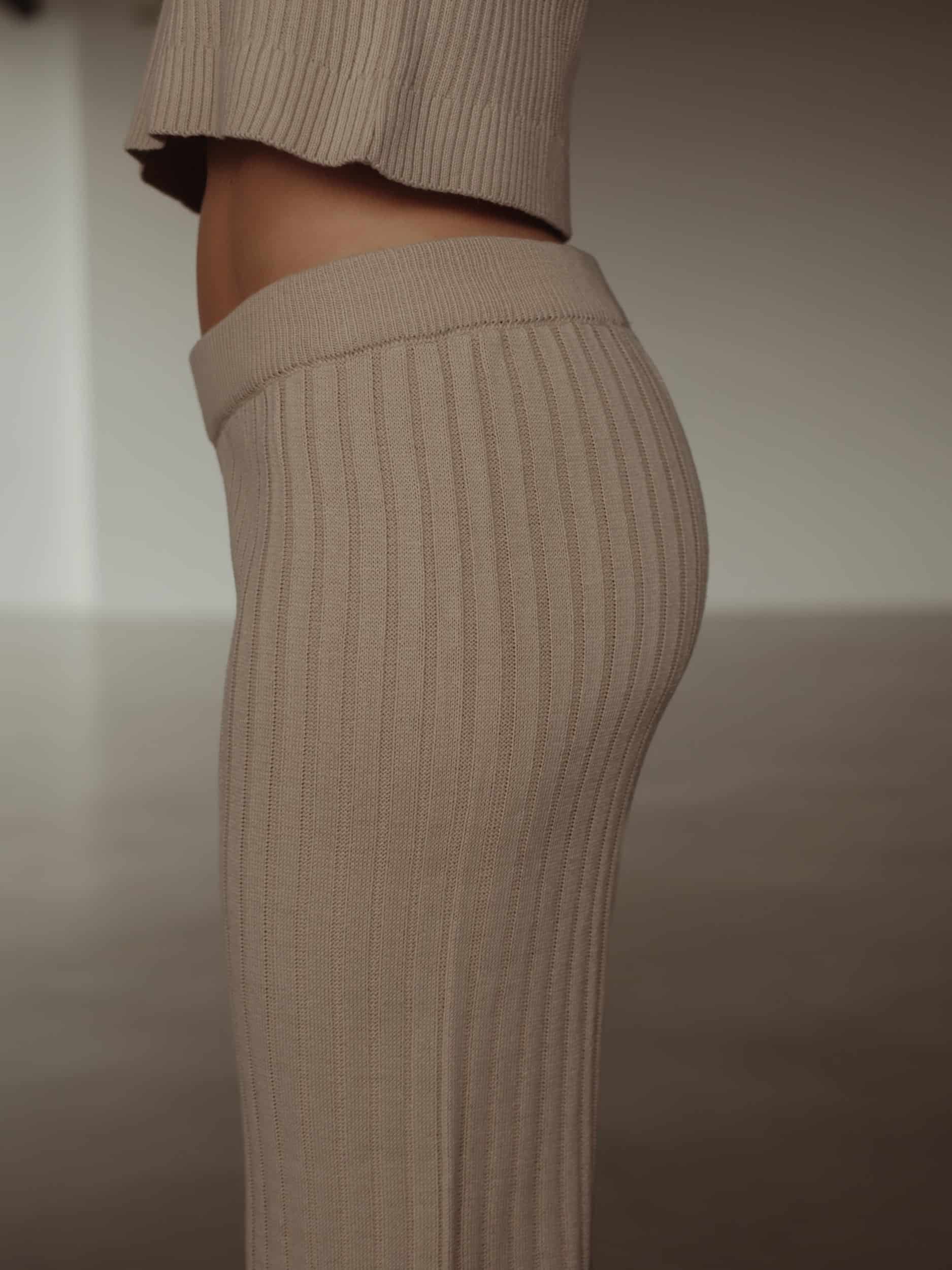 SAUNA KNIT PANTS - NATURAL - miniatura 7