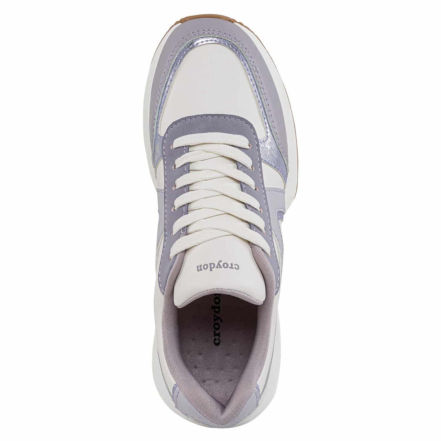 Tenis Urbanos Bekir Blanco-Lila Croydon Para Mujer - miniatura 4