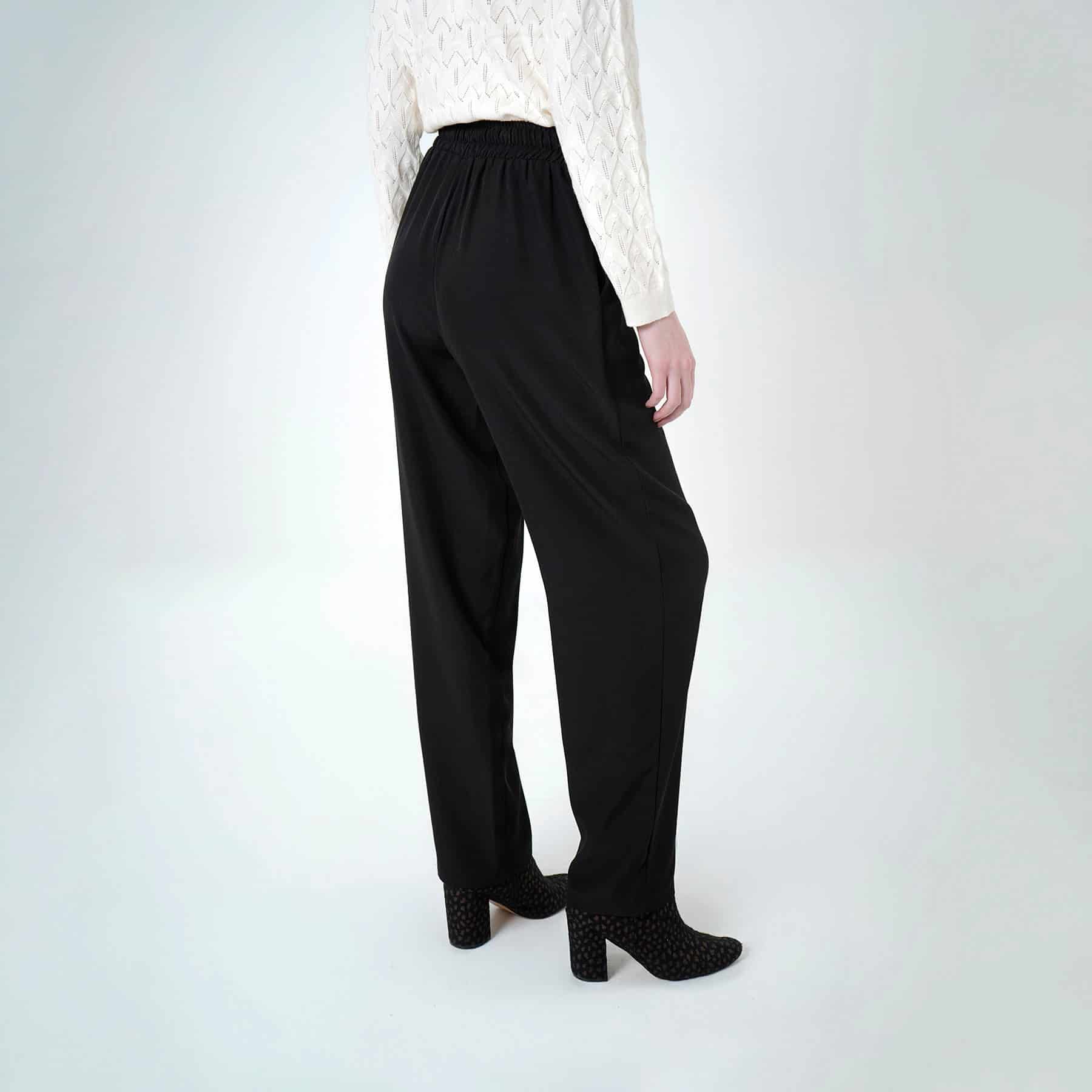 Pantalón básico bota recta cintura elástica - miniatura 4