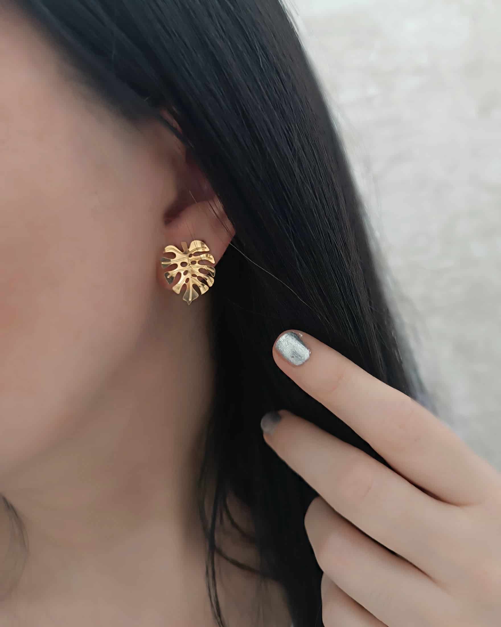 Aretes básicos Hoja Rota - miniatura 4