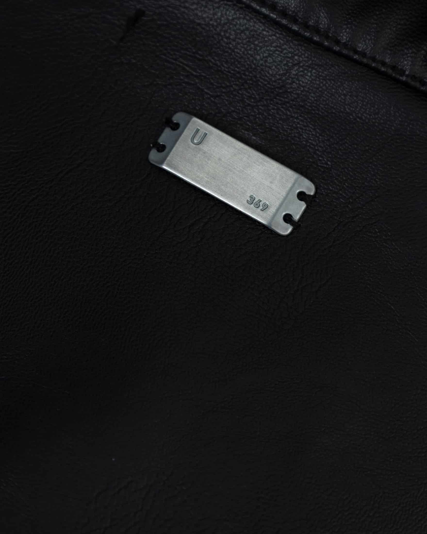 Capsule Basic Pleather Boxy Fit Shirt Black - miniatura 6