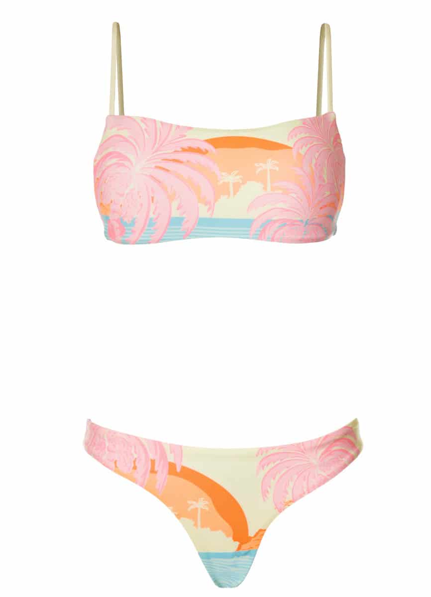 Maaji Pastel Mirage Flirt Low Rise Thin Side Bikini Bottom - miniatura 6