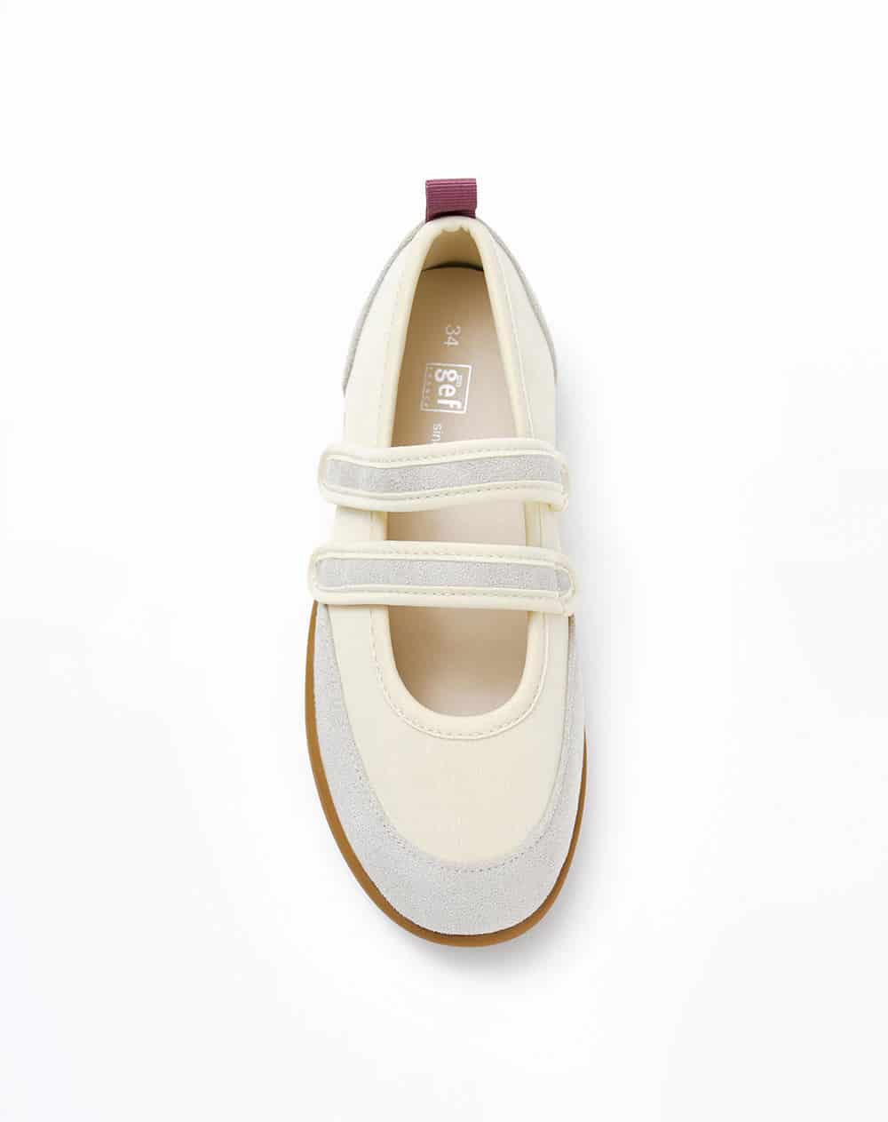 Zapatos baleta crudo niña - miniatura 4